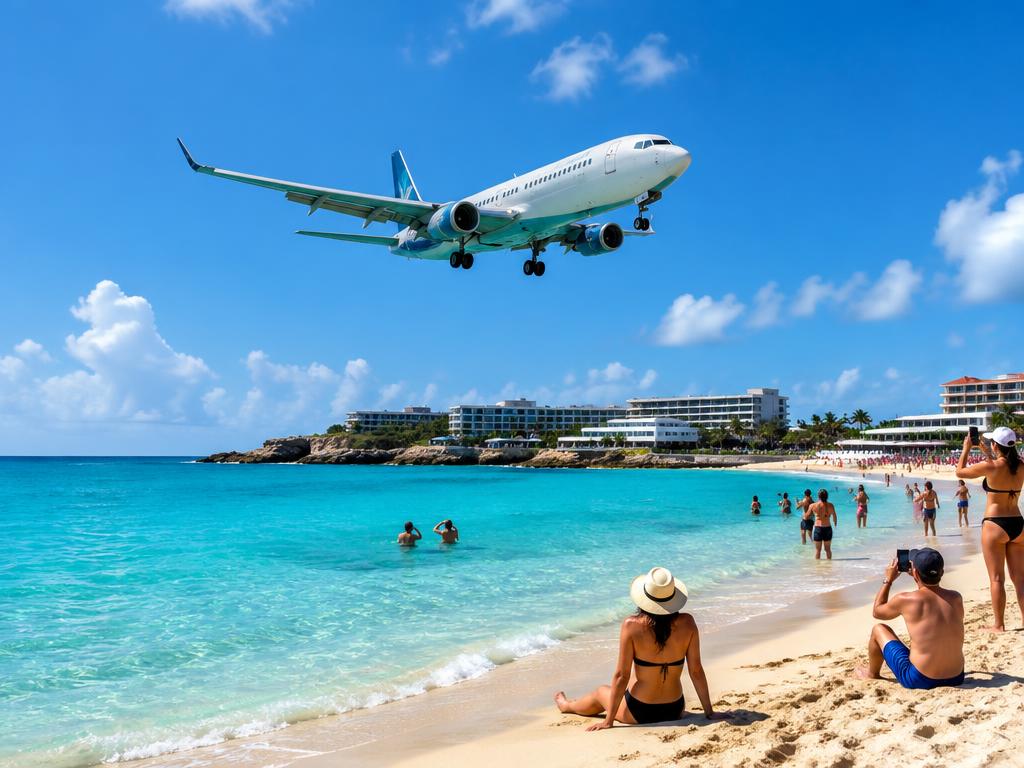 Day at Maho Beach